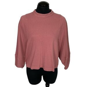 Madewell Texture & Thread Cropped Blouse - Women’s XL